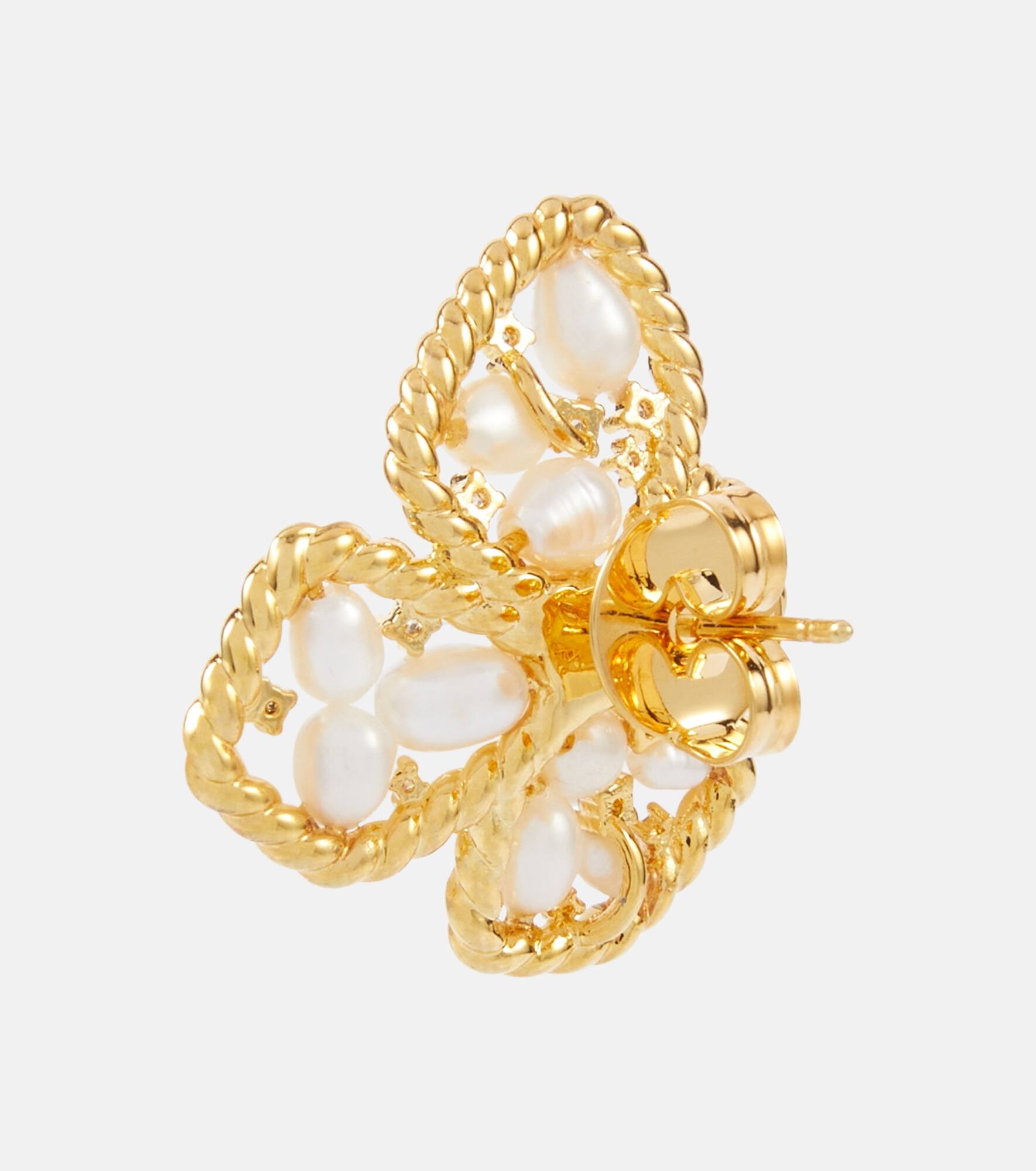 Bloom embellished earrings - 5