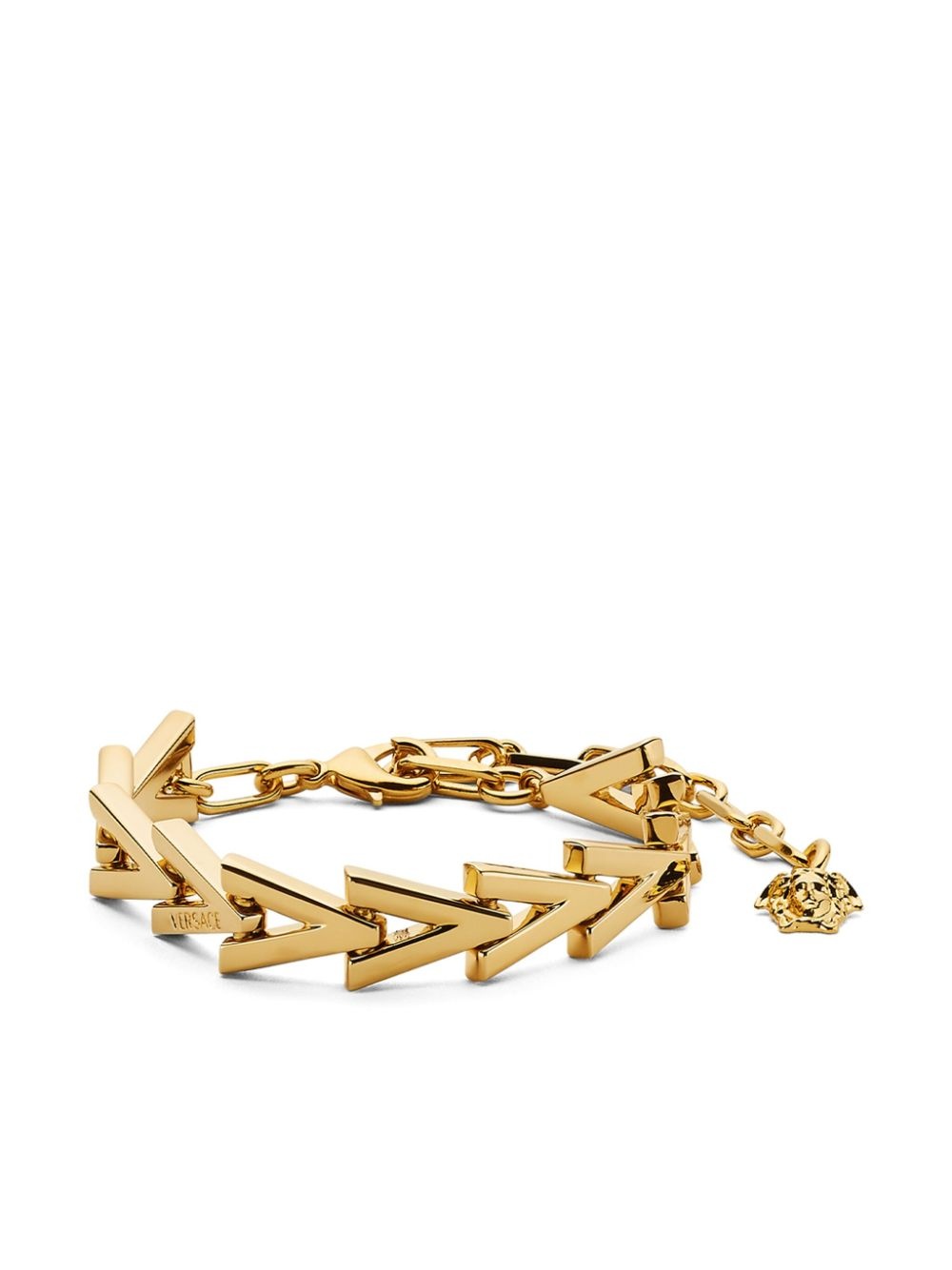 logo chain bracelet - 1