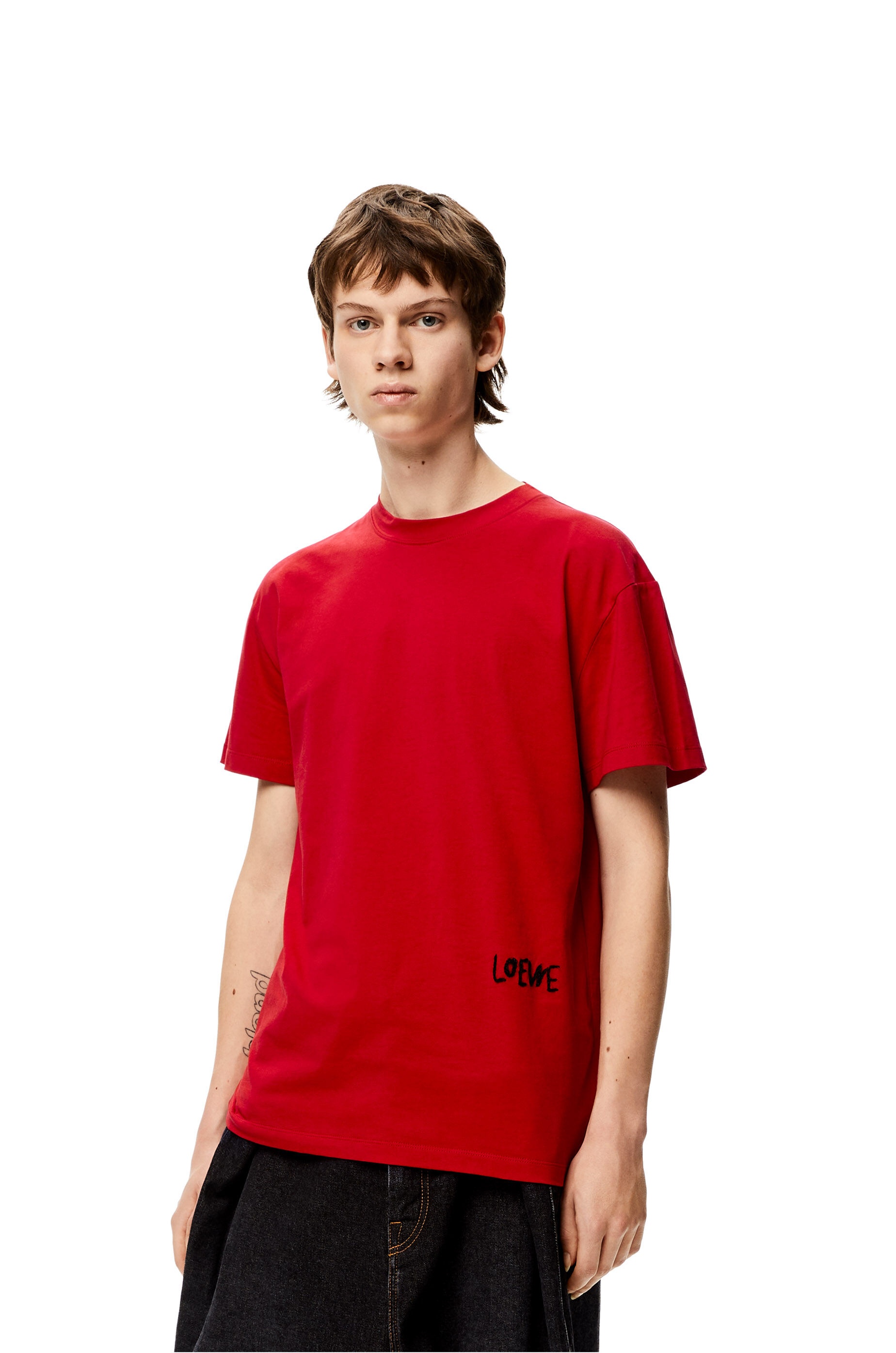 LOEWE embroidered T-shirt in cotton - 3