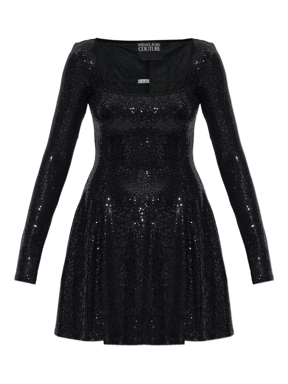 sequin-embellished mini dress - 1