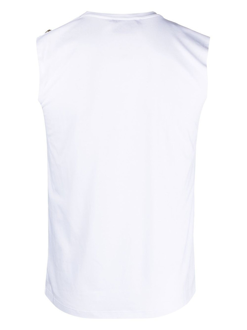 PHILIPP PLEIN logo-print tank top outlook