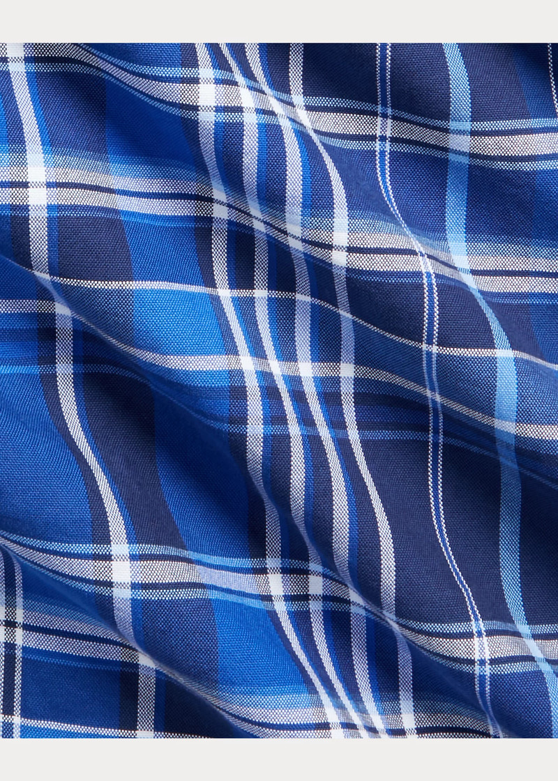 Classic Fit Plaid Oxford Shirt 6