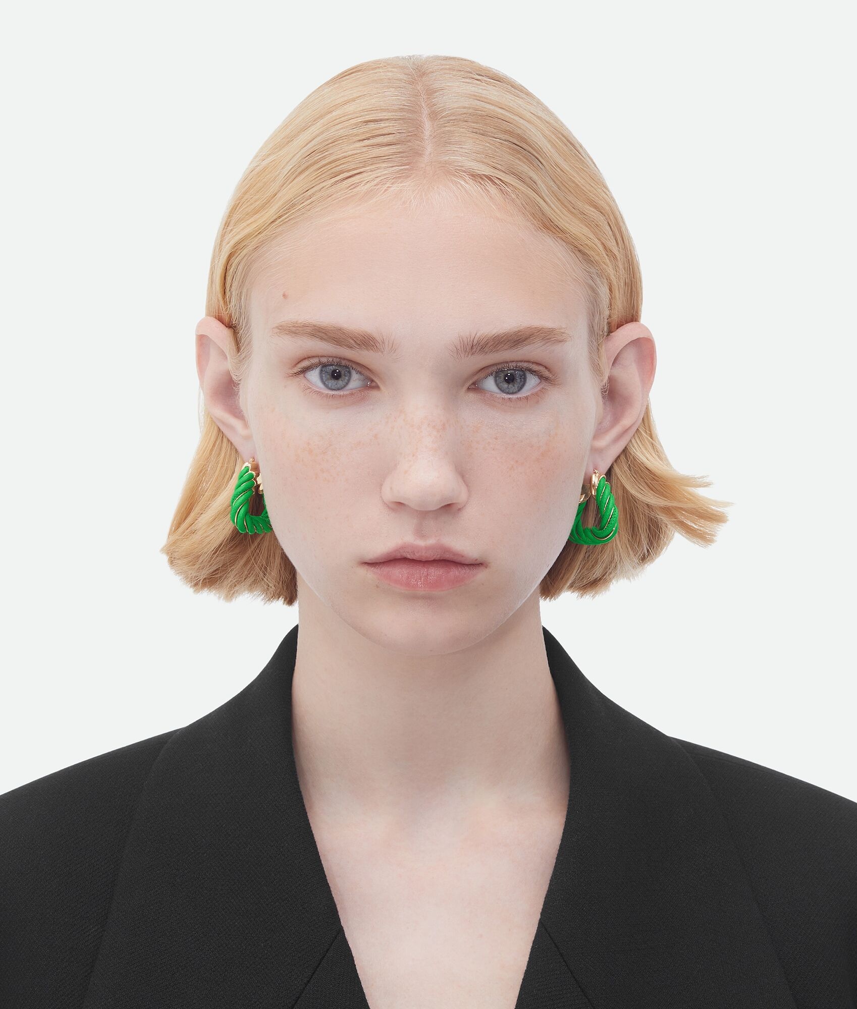 Twist Triangle Hoop Earrings - 2