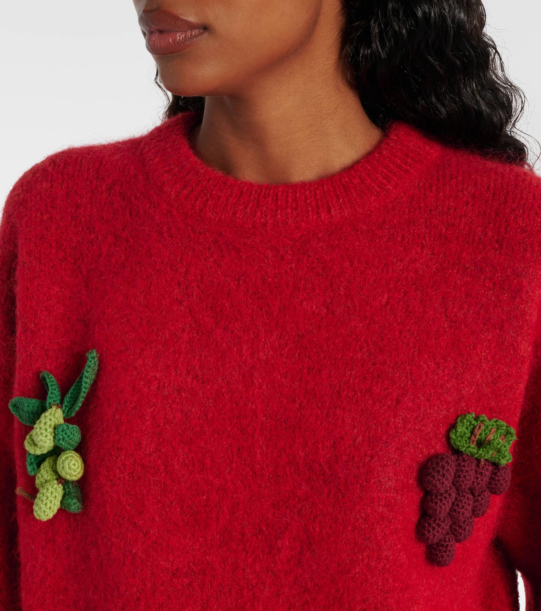 Fruitto alpaca, mohair, and wool-blend sweater - 4