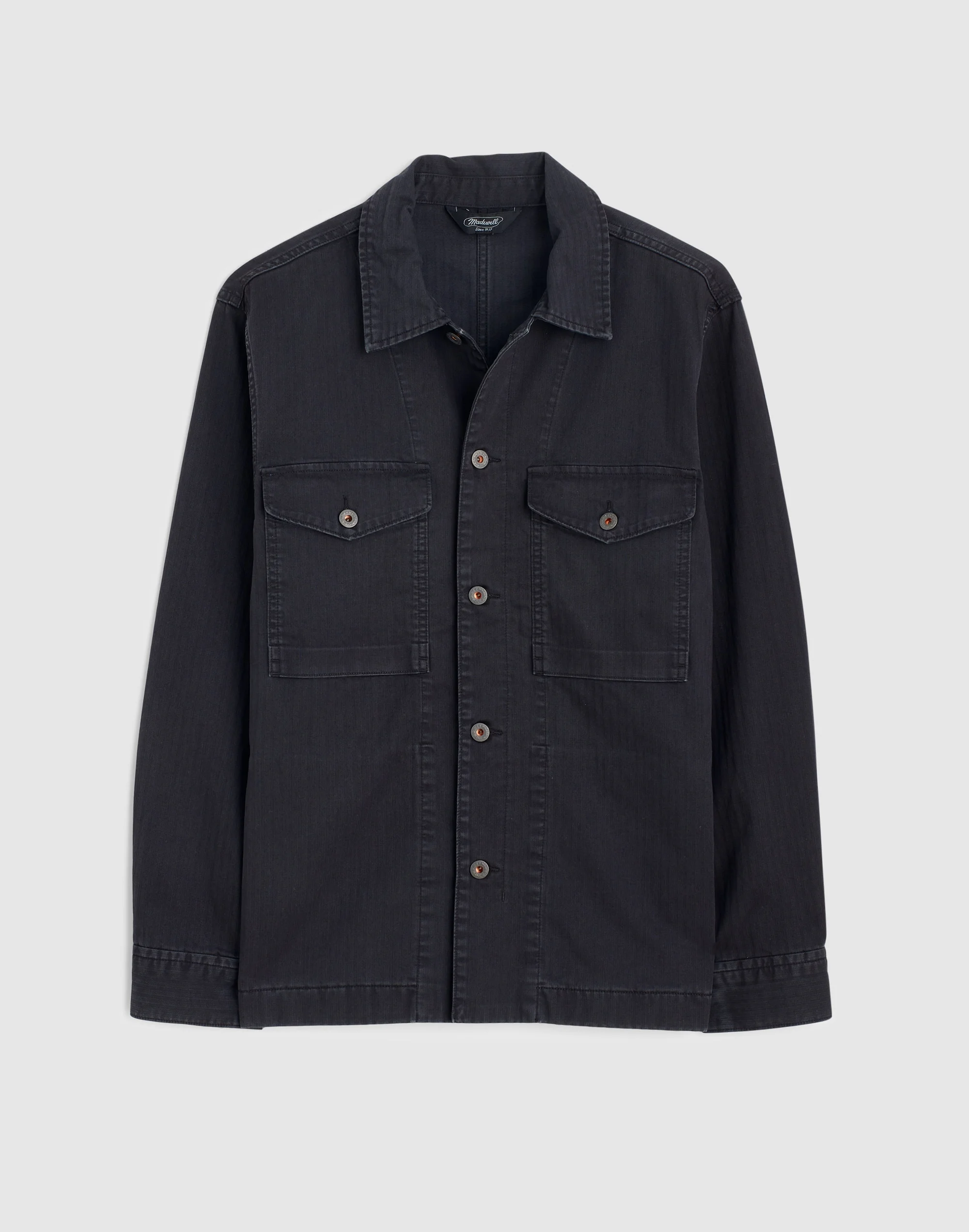 Herringbone Shirt-Jacket - 1