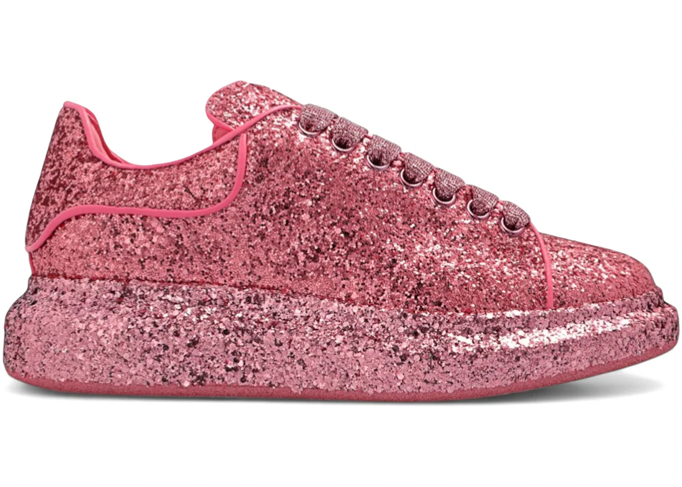 Alexander McQueen Oversized Pink Glitter (Women's) - 1