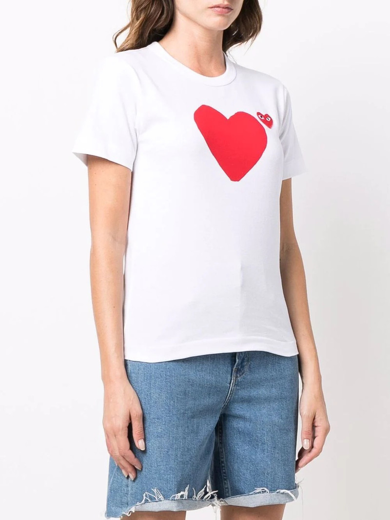 signature heart logo-patch T-shirt 3