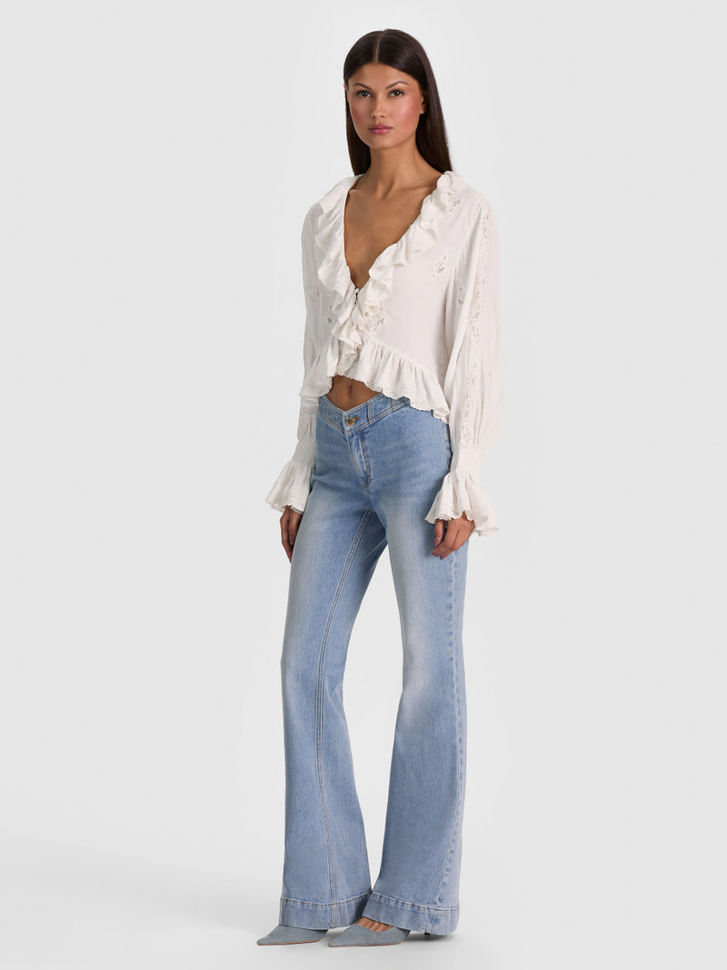SKYE RUFFLED BLOUSE 6