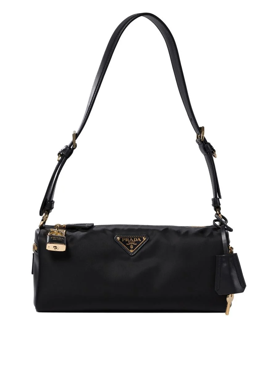 Prada Medium Shoulder Bag In Re-Nylon And Leather - 1