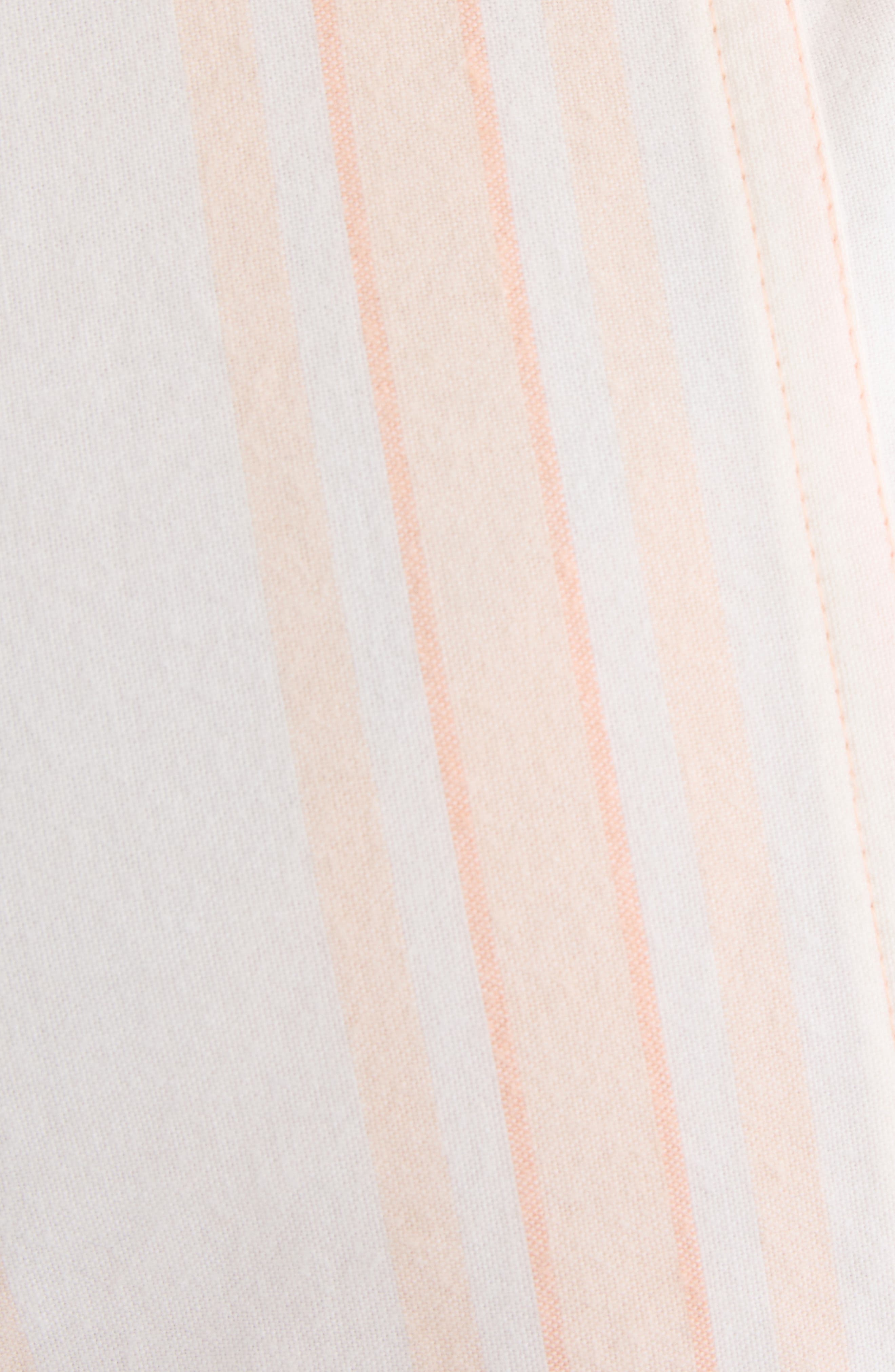 Chloé Soft Stripe Organic Cotton Shorts in White Pink at Nordstrom - 7