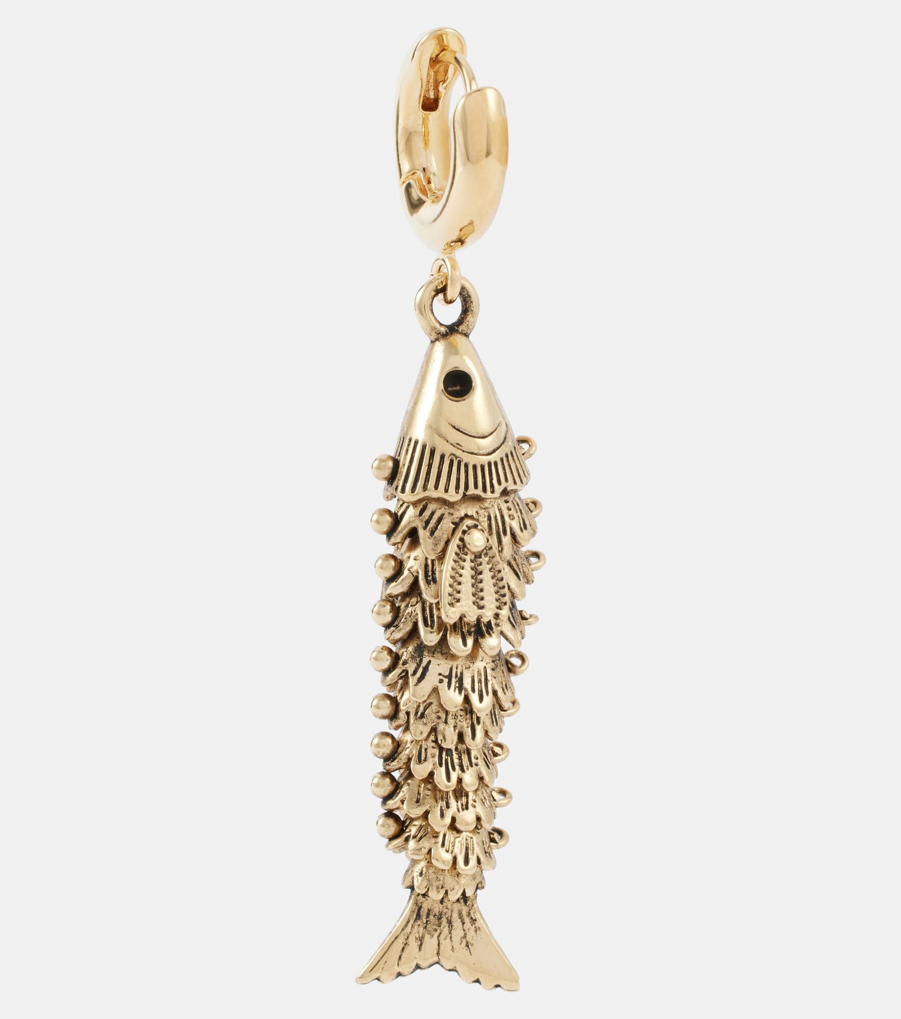 Fish drop earrings - 5