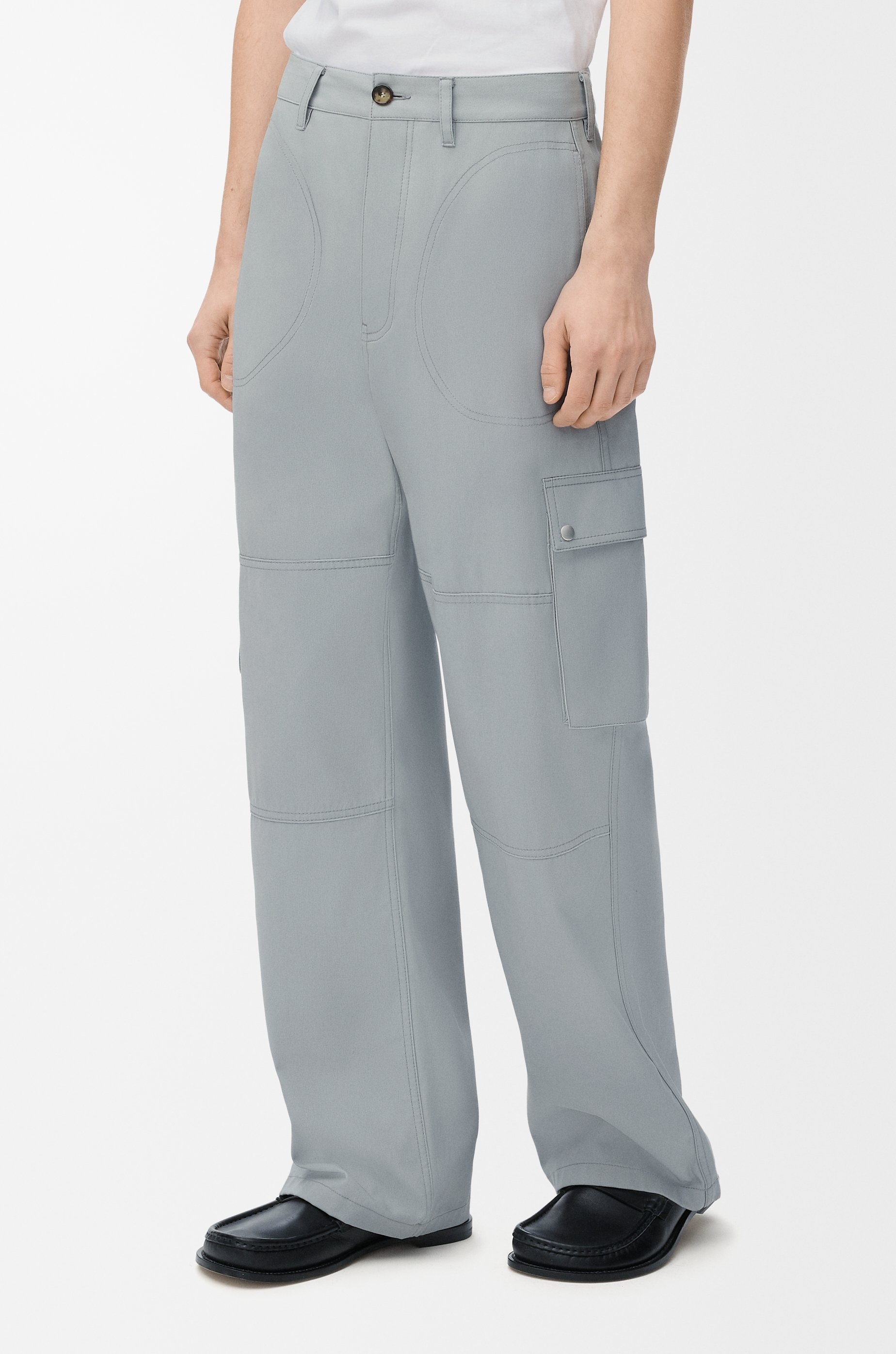 Cargo trousers in cotton - 3