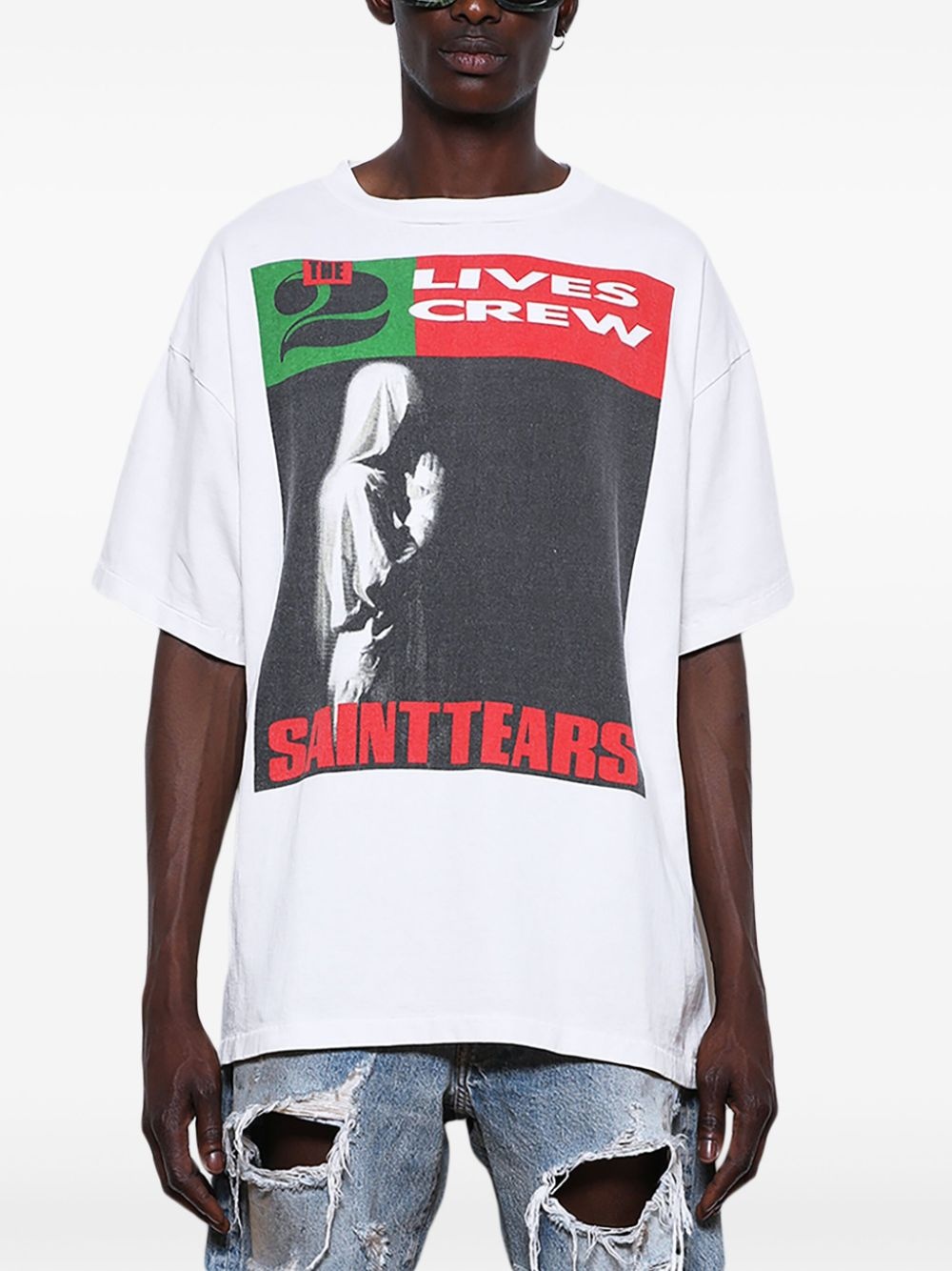 graphic-print cotton T-shirt - 3