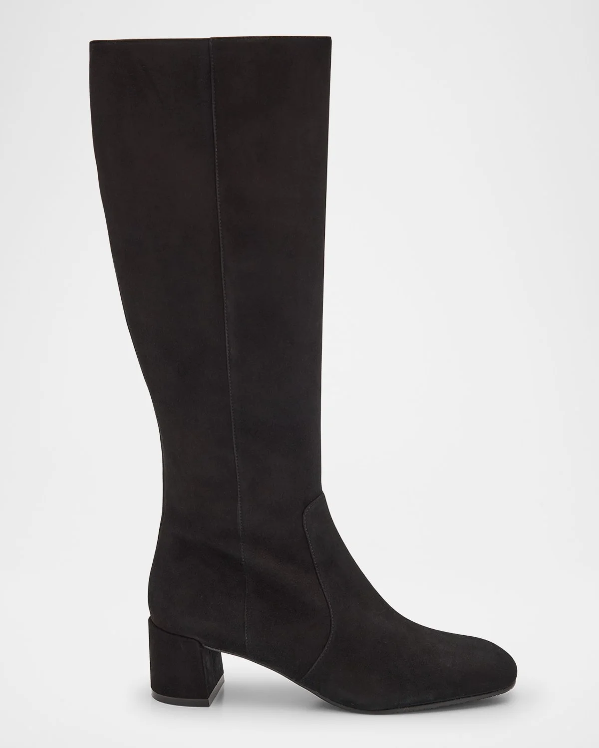 Maeve Suede Knee-High Zip Boots - 1
