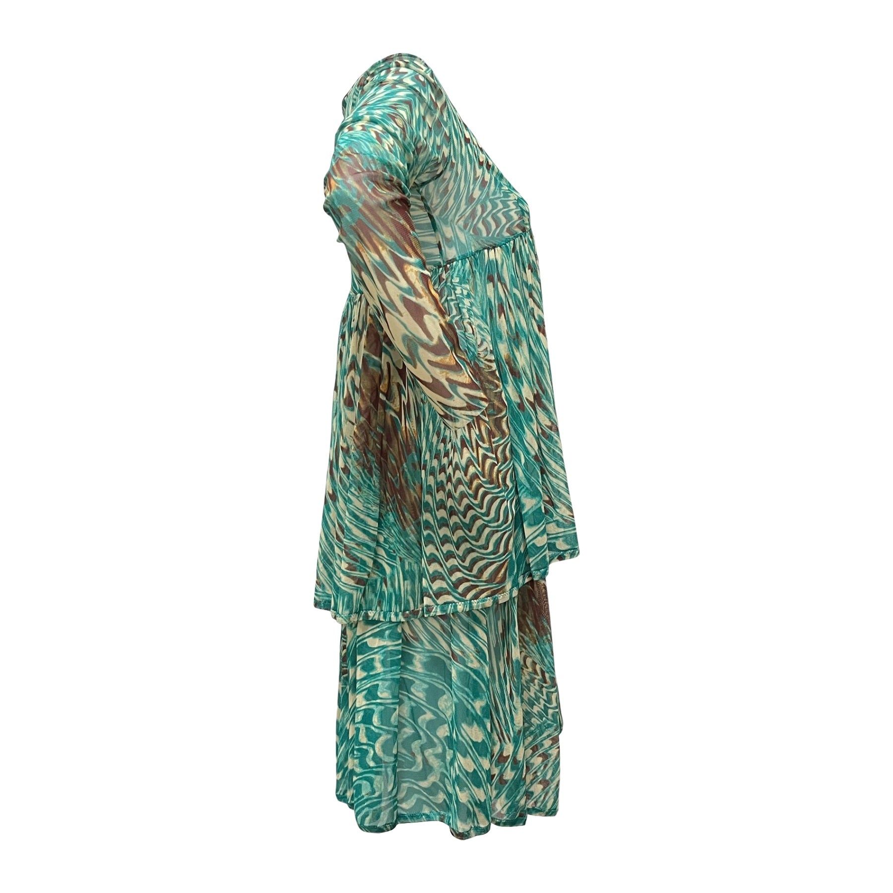 JEAN PAUL GAULTIER Cardigan and Flared Midi Skirt Set Up - 3