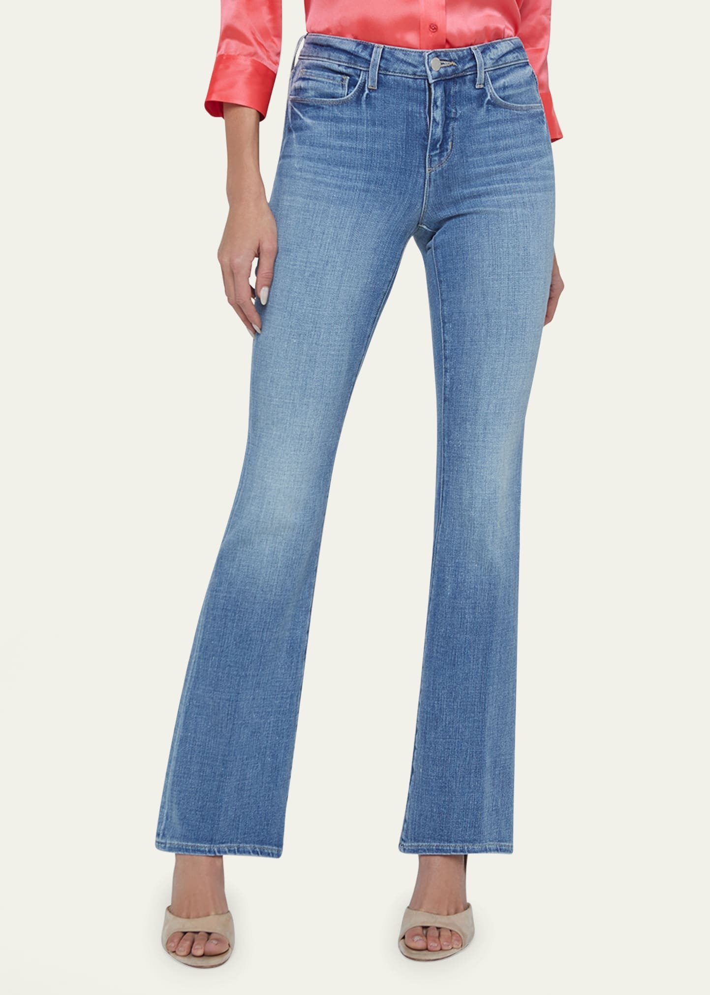 Cara Low-Rise Bootcut Jeans - 4