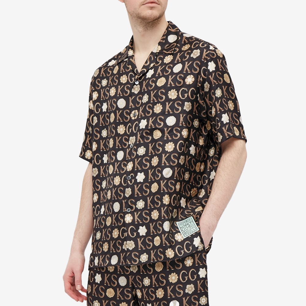 Gucci KS GG Patterned Vacation Shirt - 5