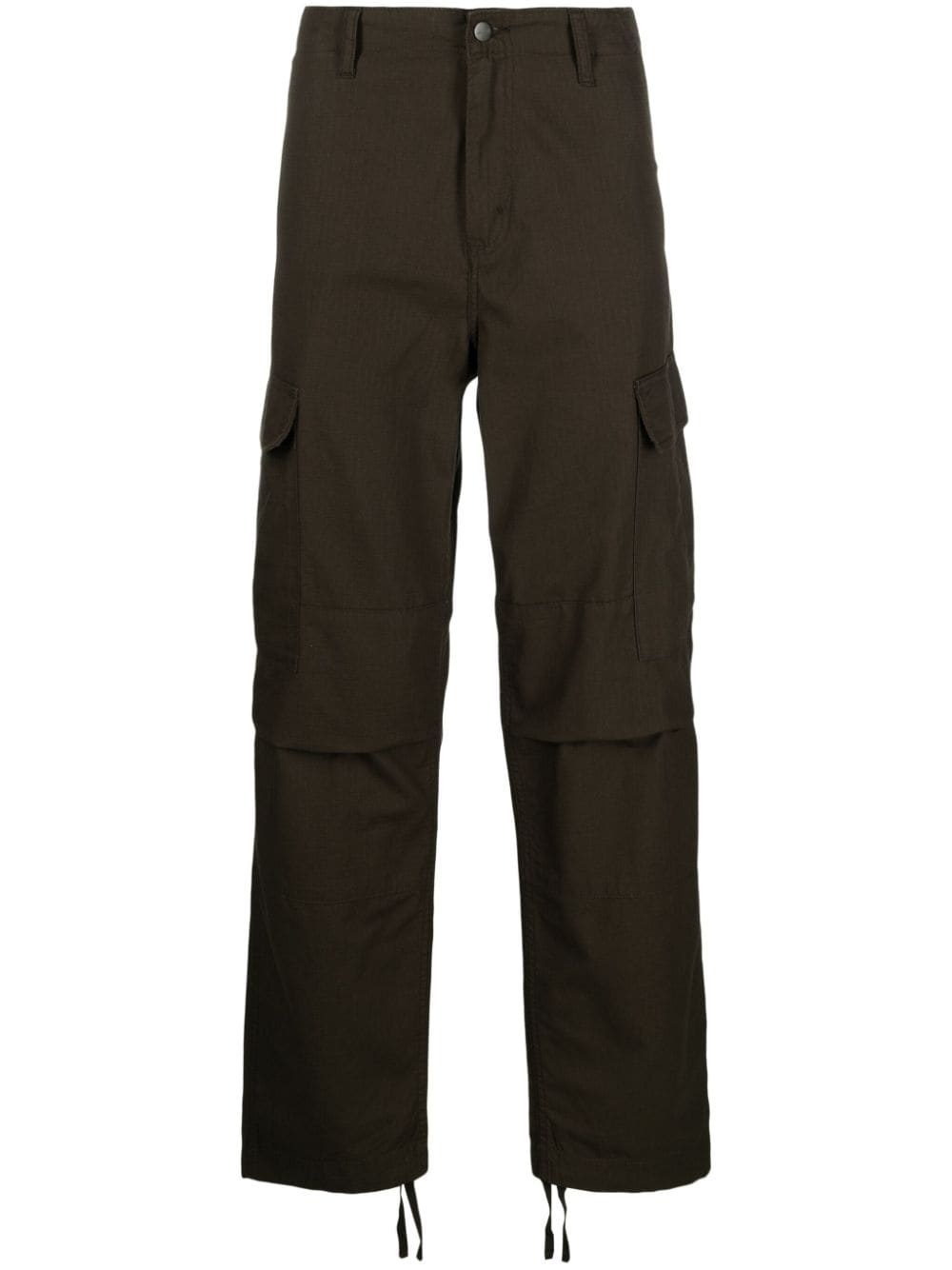 ripstop straight-leg cargo trousers - 1
