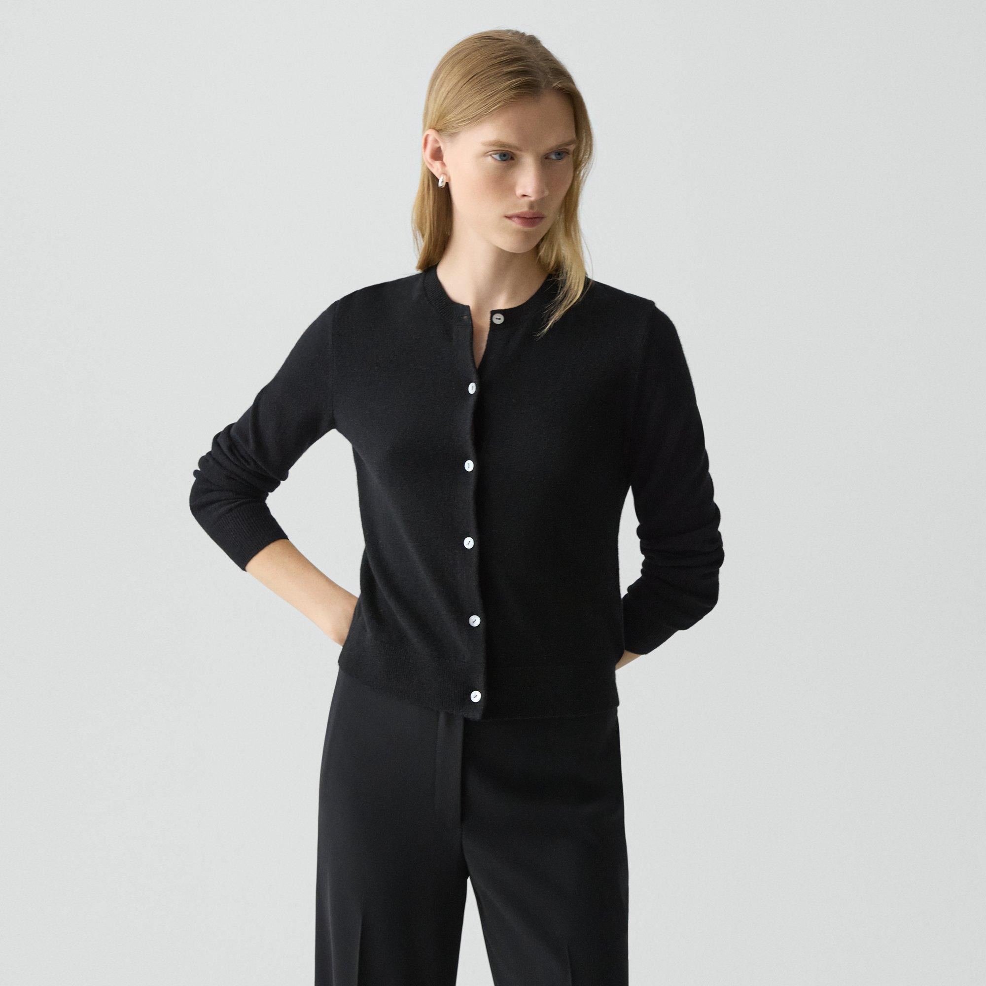 Crewneck Cardigan in Cashmere - 3