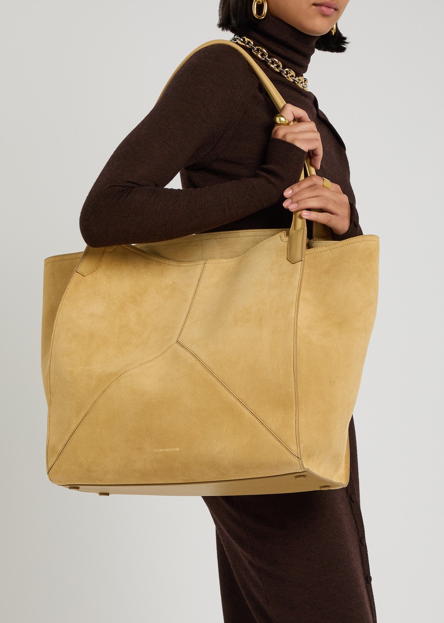 Victoria Beckham Victoria Panelled Suede Tote - 5