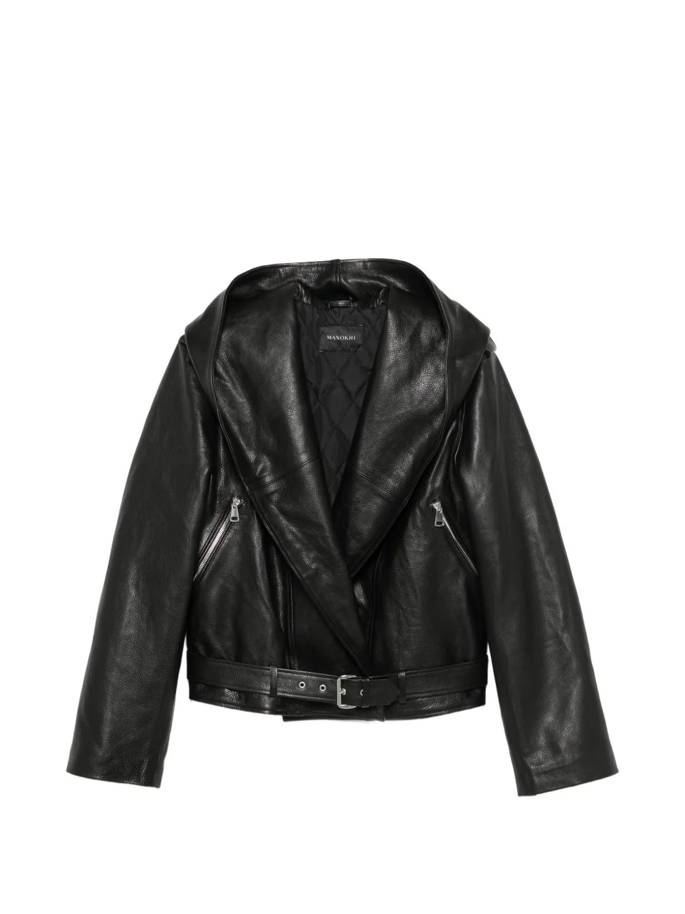 Irina belted hooded jacket - 1
