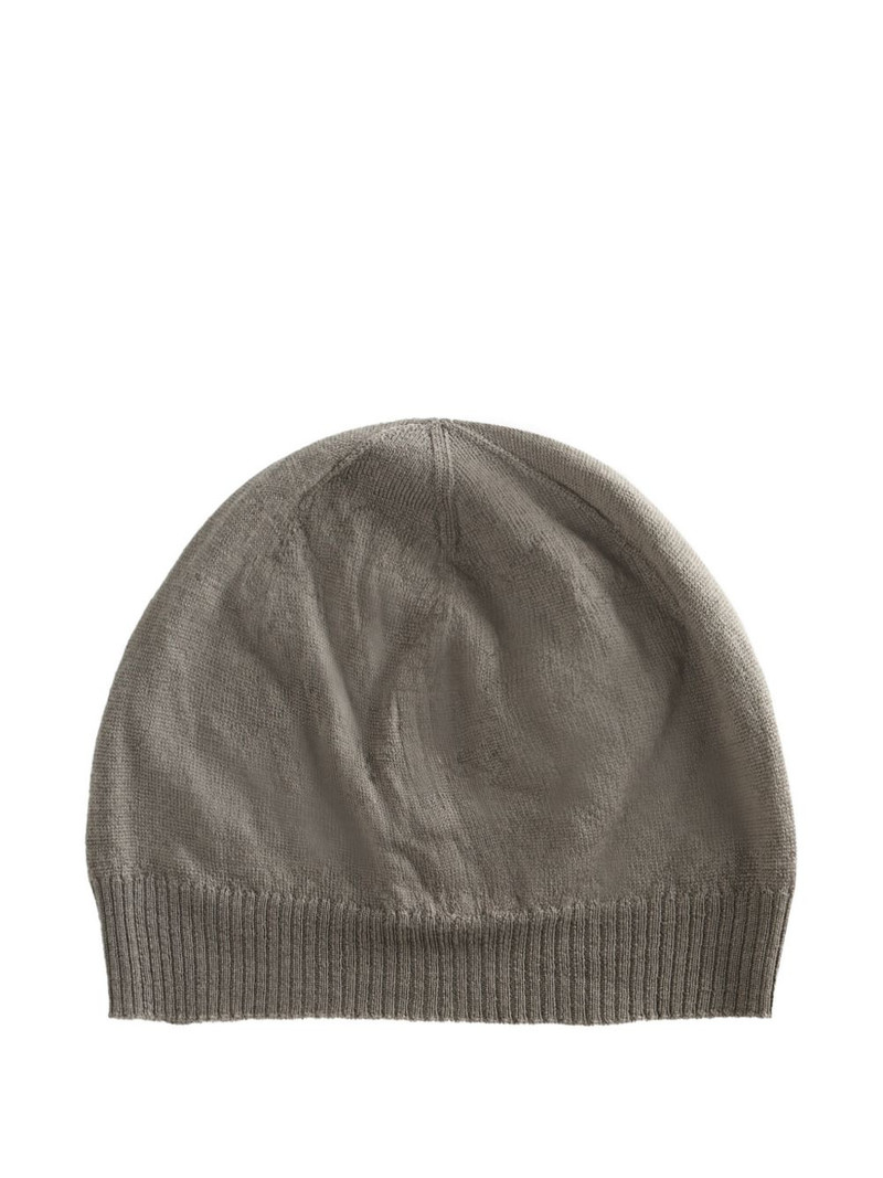 Rick Owens ribbed beanie outlook