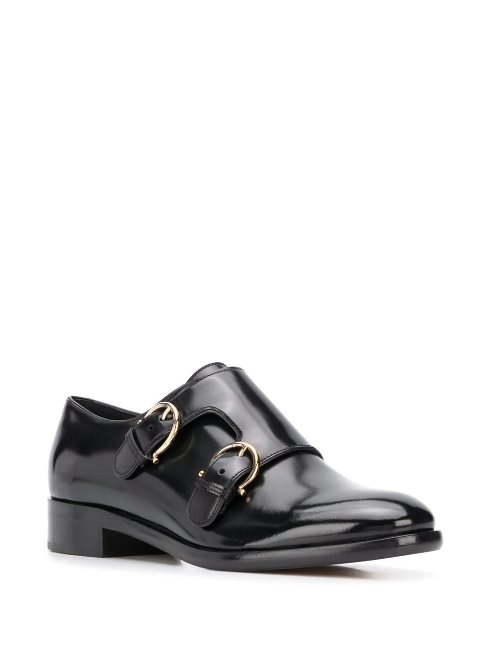 polished monk strap shoes - 2