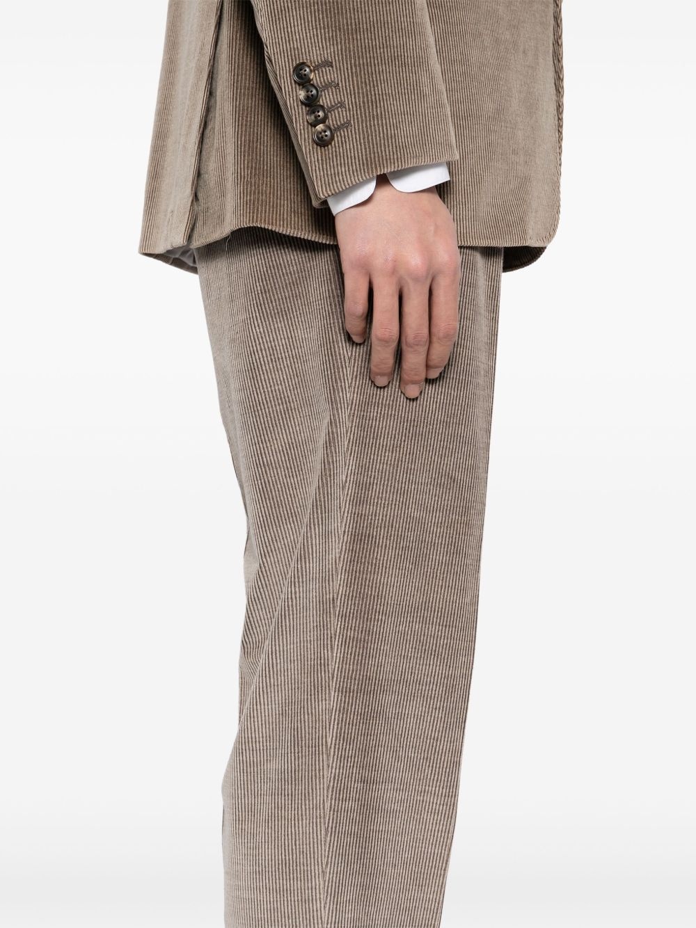corduroy single-breasted suits - 5