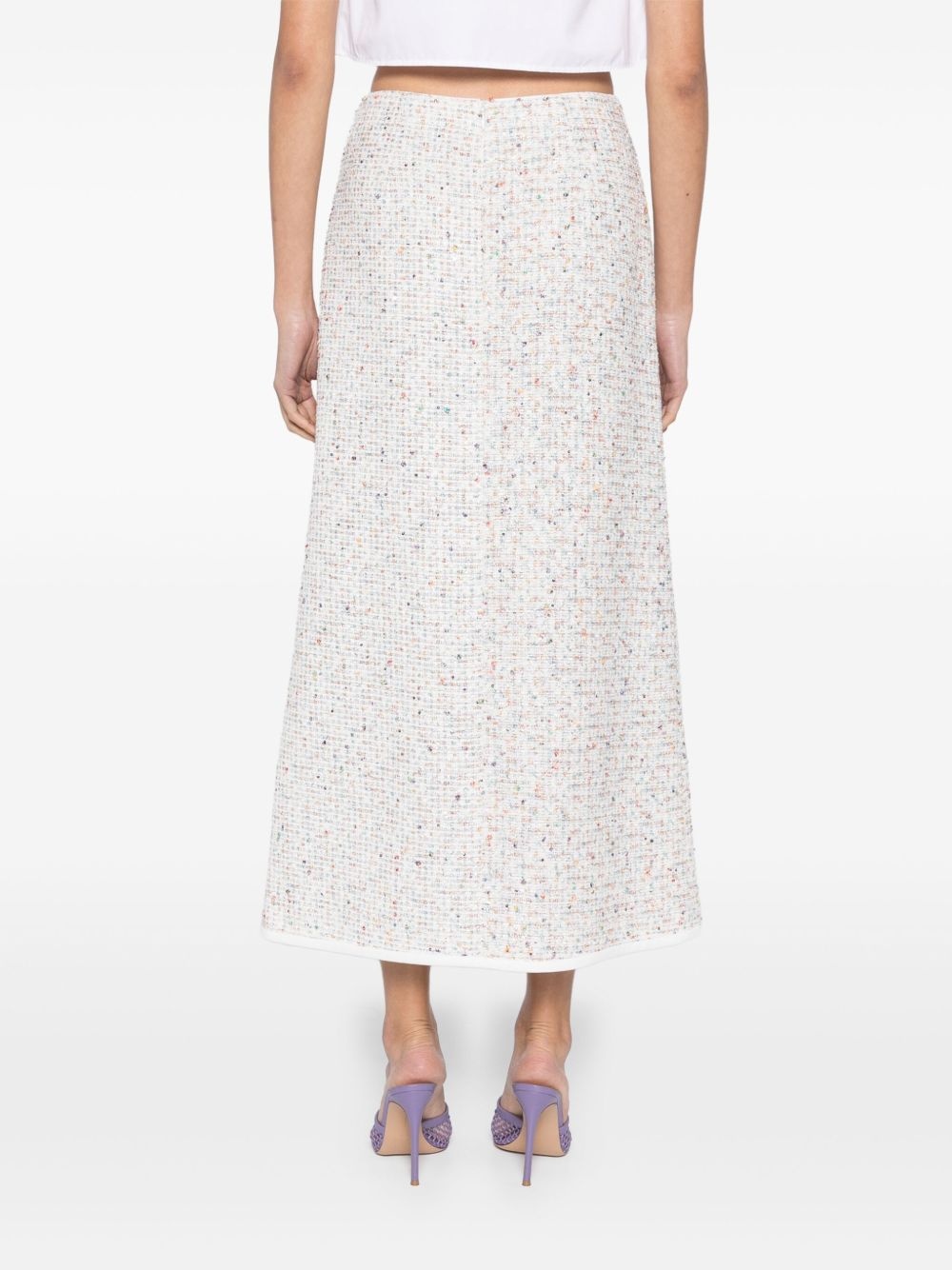 sequin-embellished skirt - 4