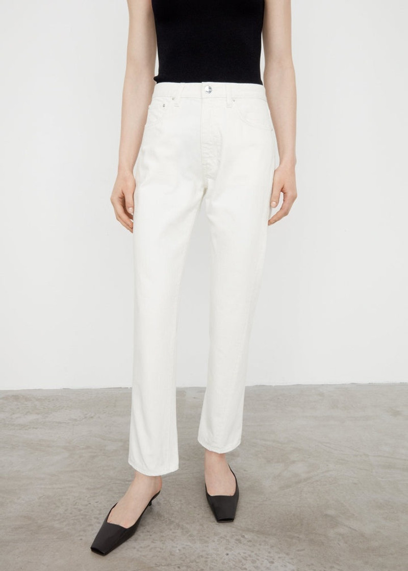 TOTEME Twisted seam denim off-white outlook
