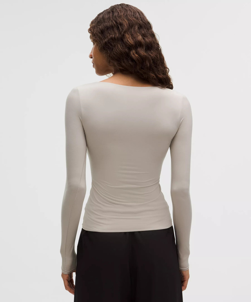 Wundermost Ultra-Soft Nulu Square-Neck Long-Sleeve Shirt 3