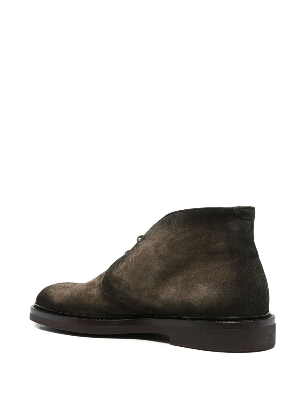 suede lace-up boots - 3