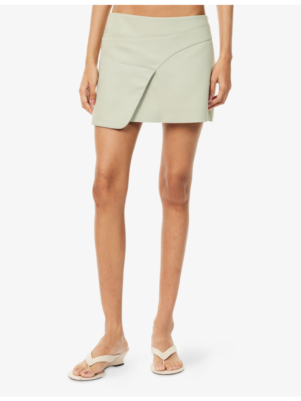 Sabine Panelled Woven Mini Skirt - 3