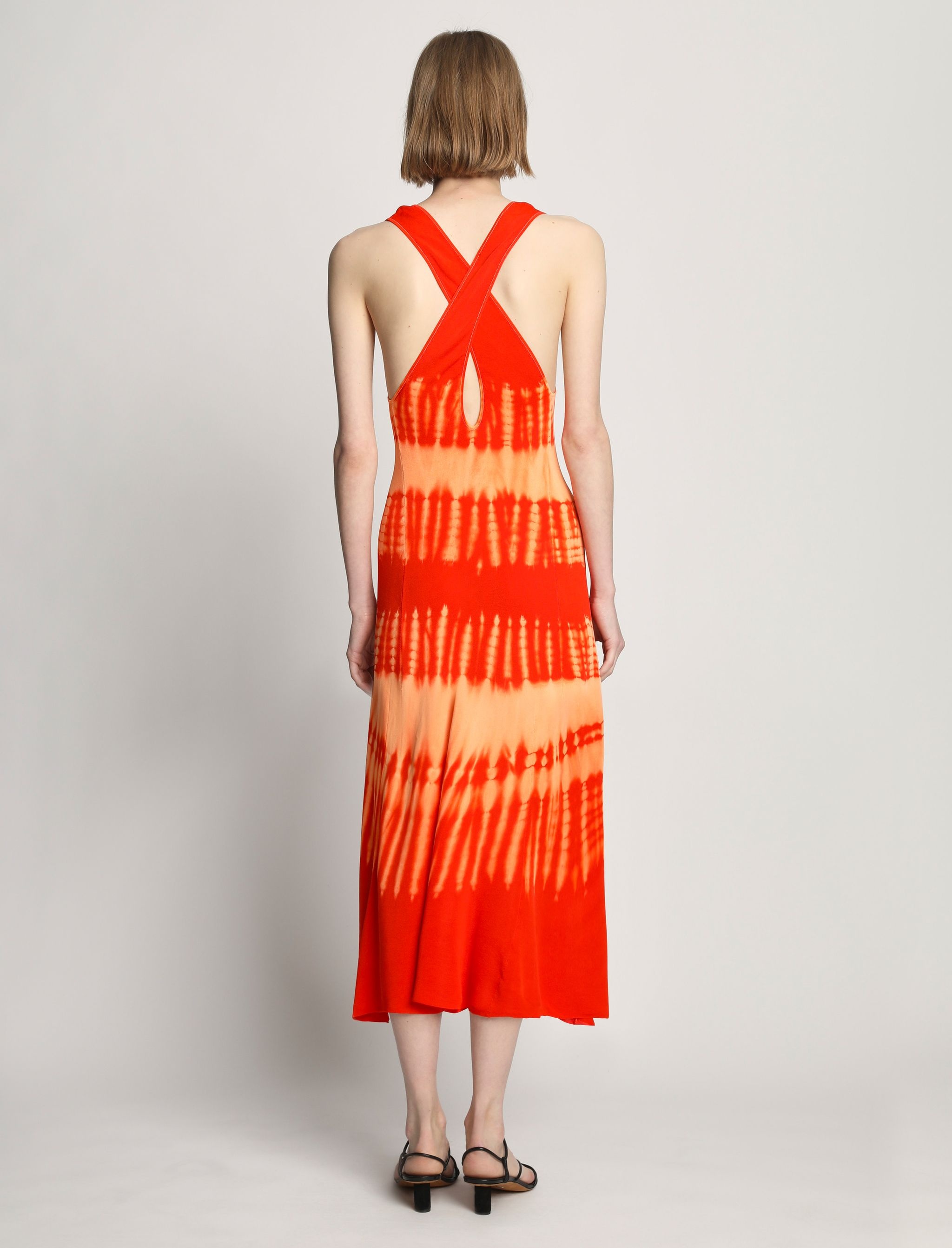 Viscose Knit Tie Dye Dress - 4