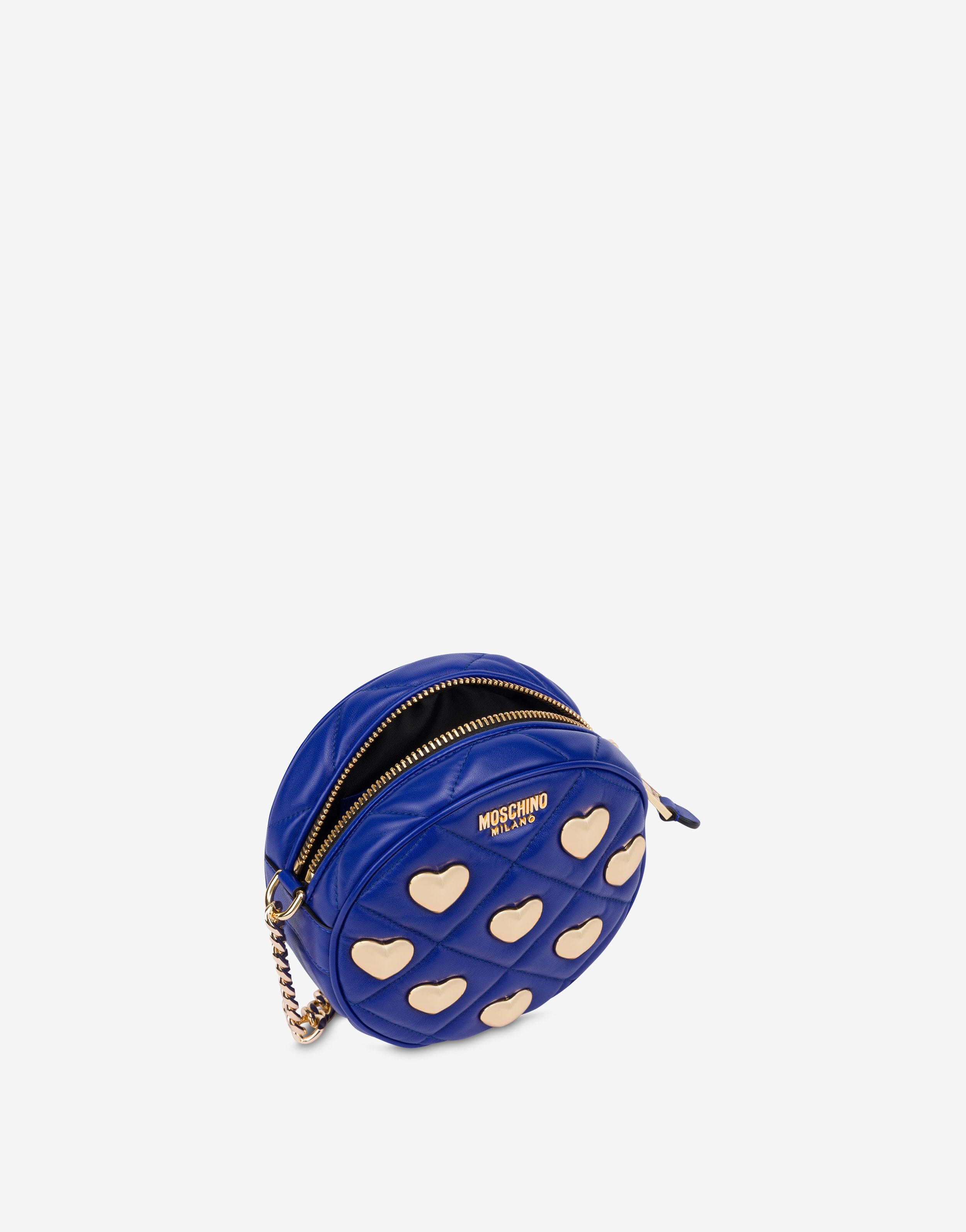 HEART STUDS QUILTED CROSSBODY BAG - 3