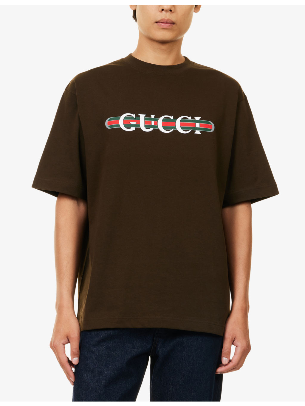 Logo-Print Crewneck Cotton T-Shirt - 3