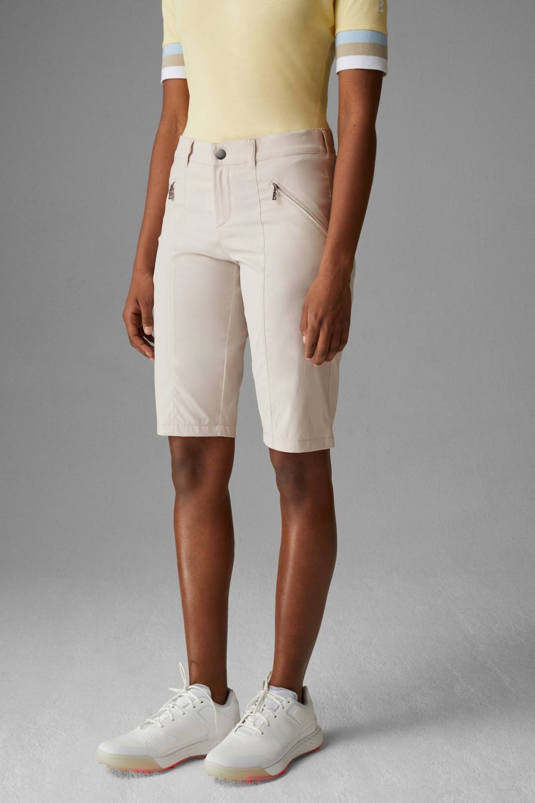 ZENA FUNCTIONAL BERMUDA SHORTS IN SAND - 2