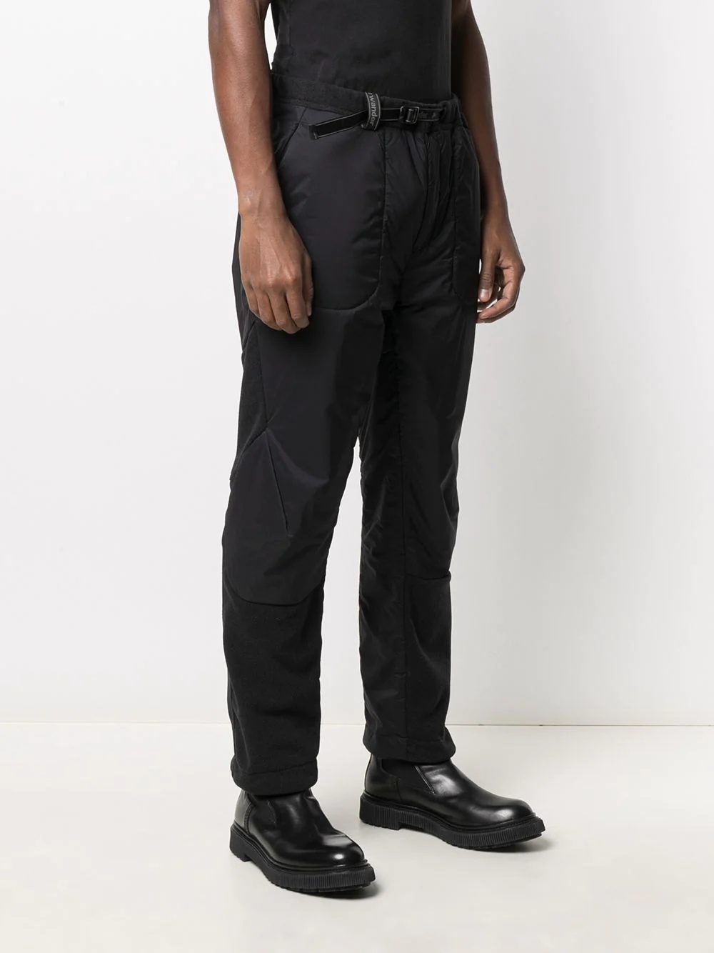 padded nylon trousers - 3