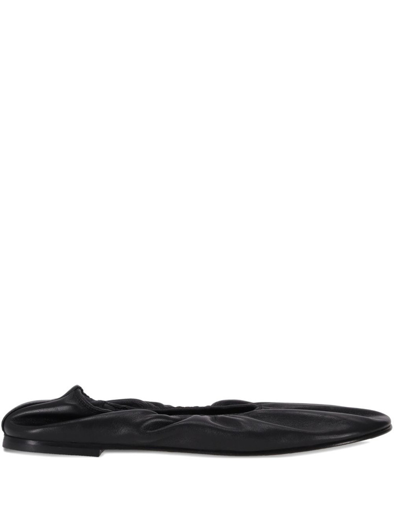 scrunch-effect ballet flats 1