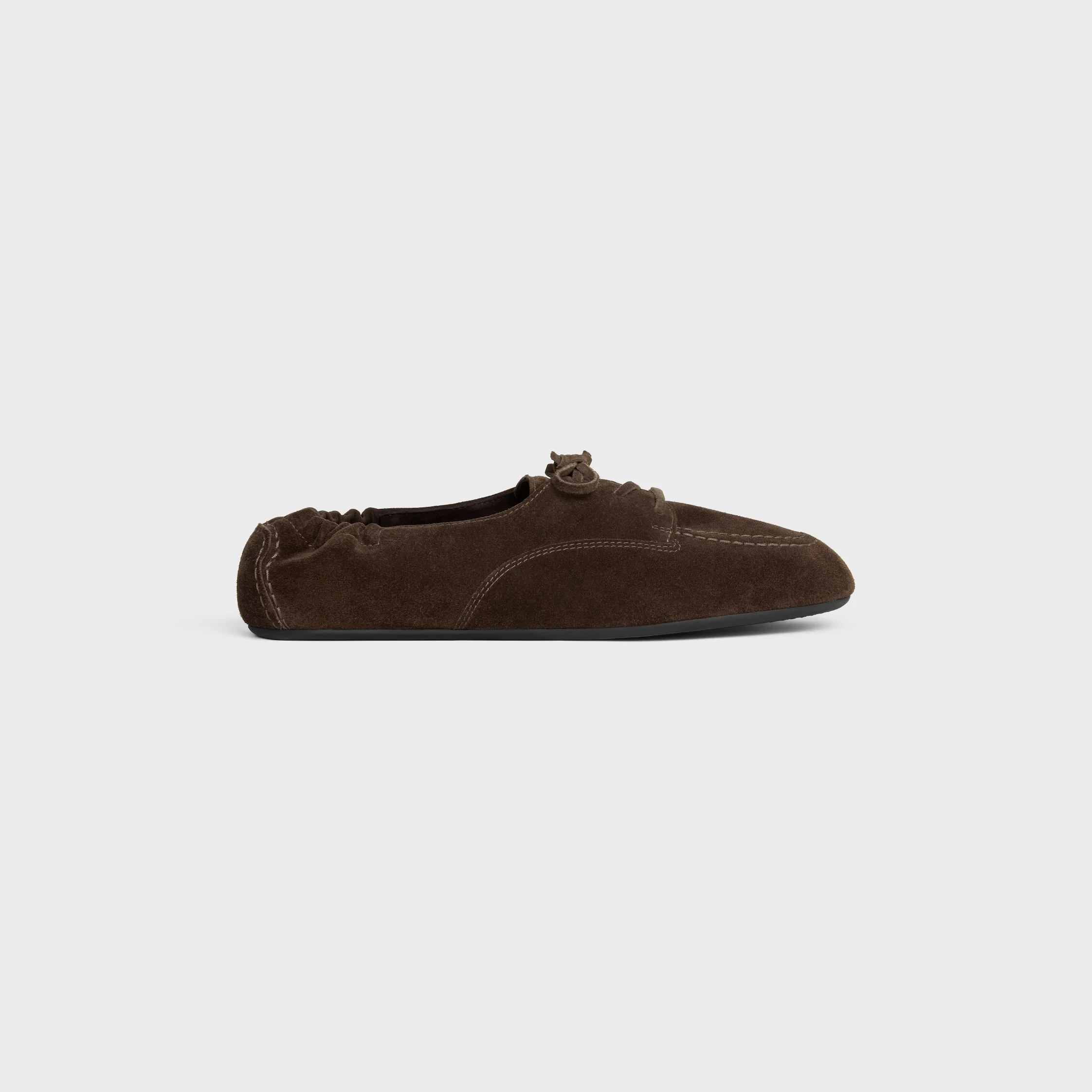 ADAM LACE-UP LOAFER IN SUEDE CALFSKIN - 1