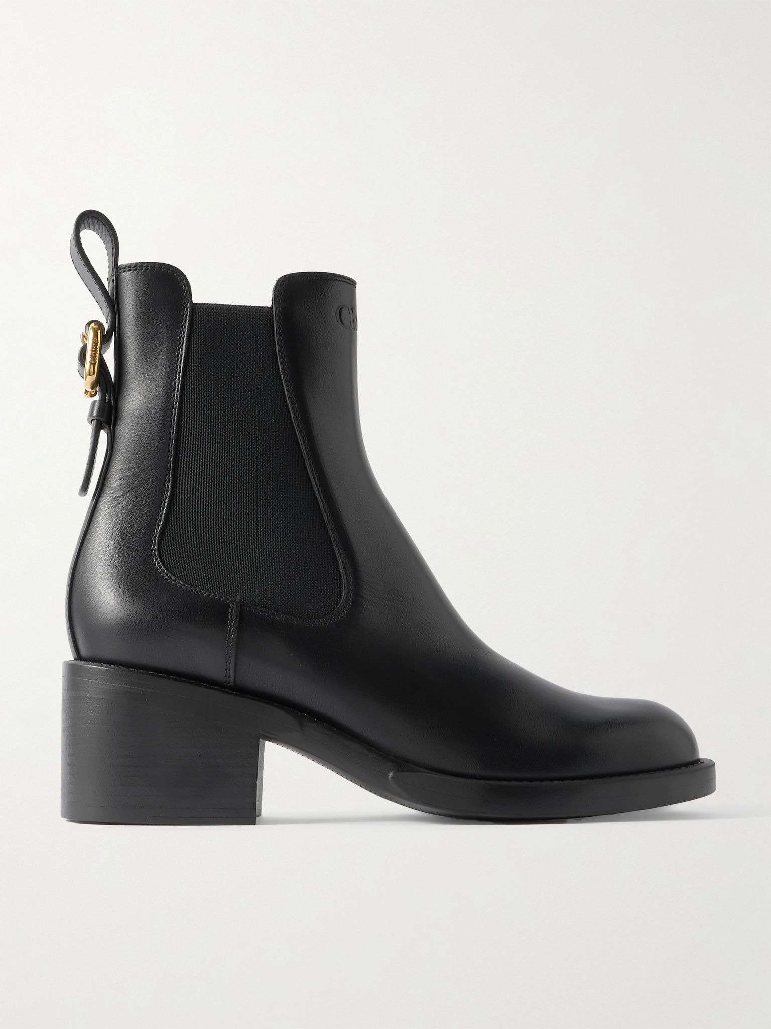 Dakota buckled leather ankle boots Black - 1