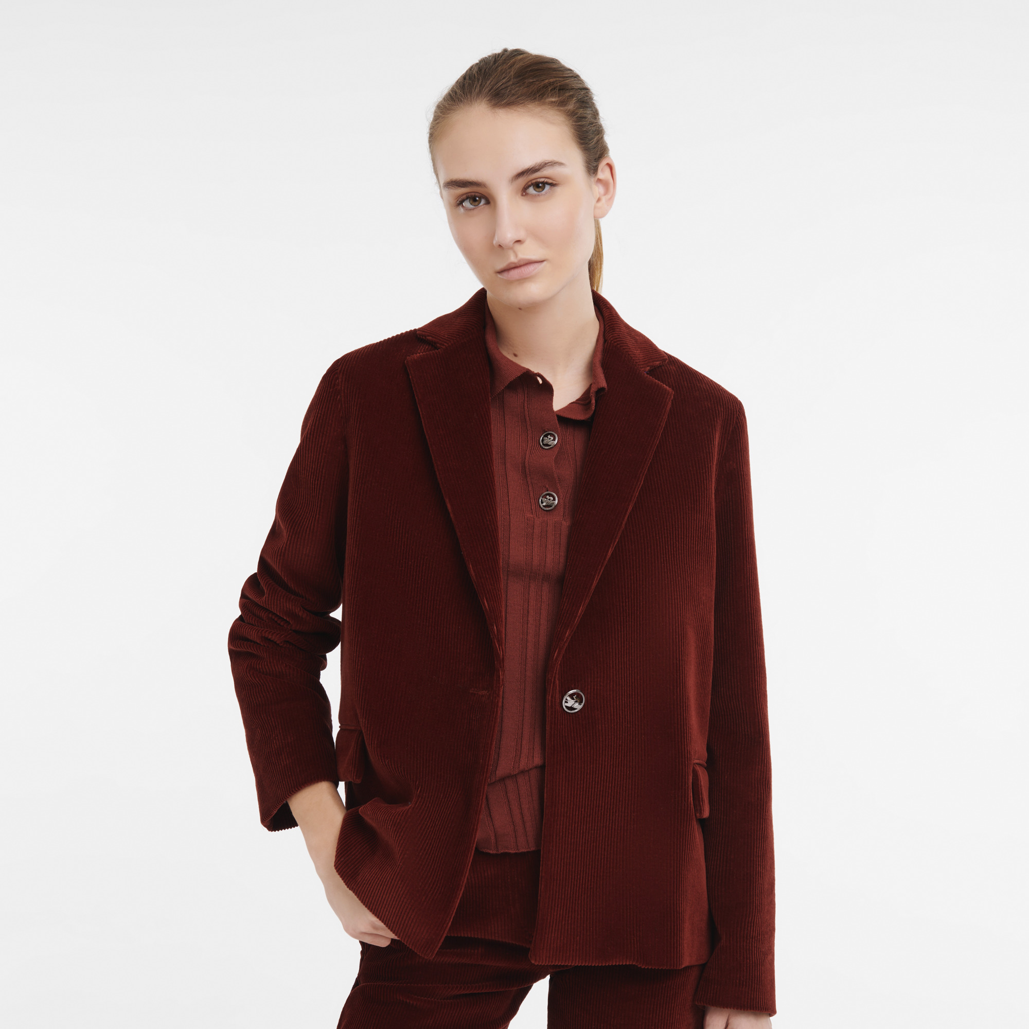 Fall-Winter 2023 Collection Jacket Mahogany - OTHER - 3