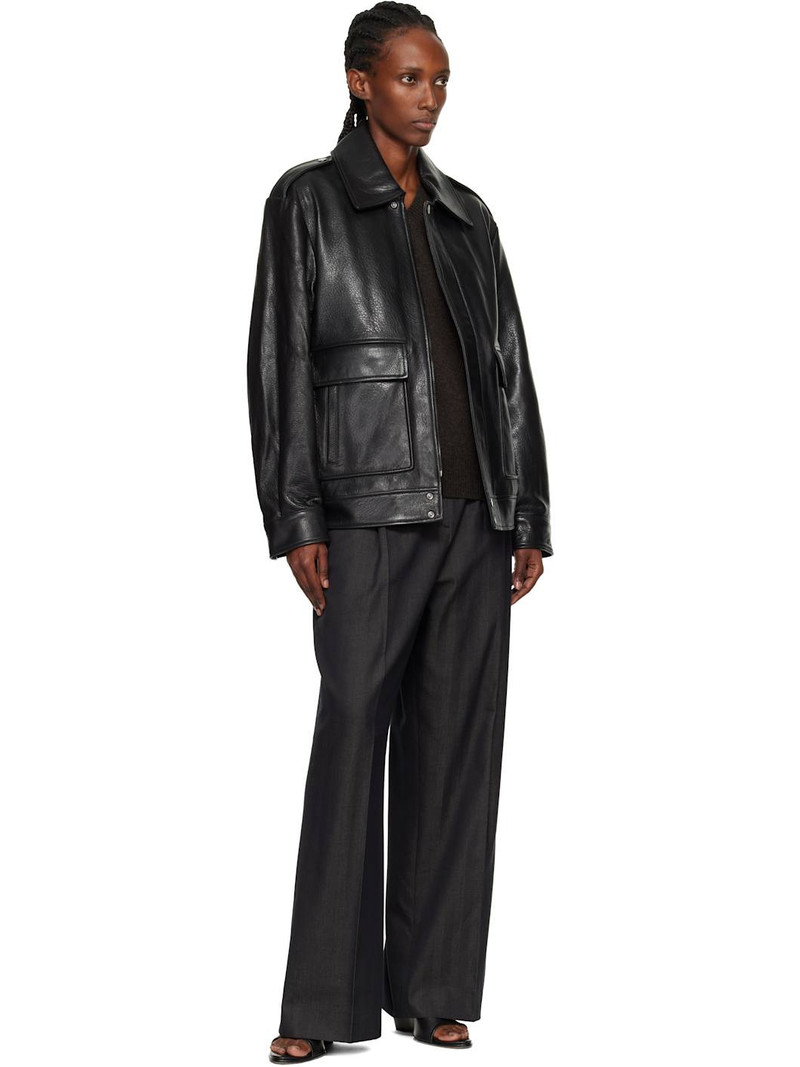 NOUR HAMMOUR Black Drey 'The It Girl' Jacket outlook