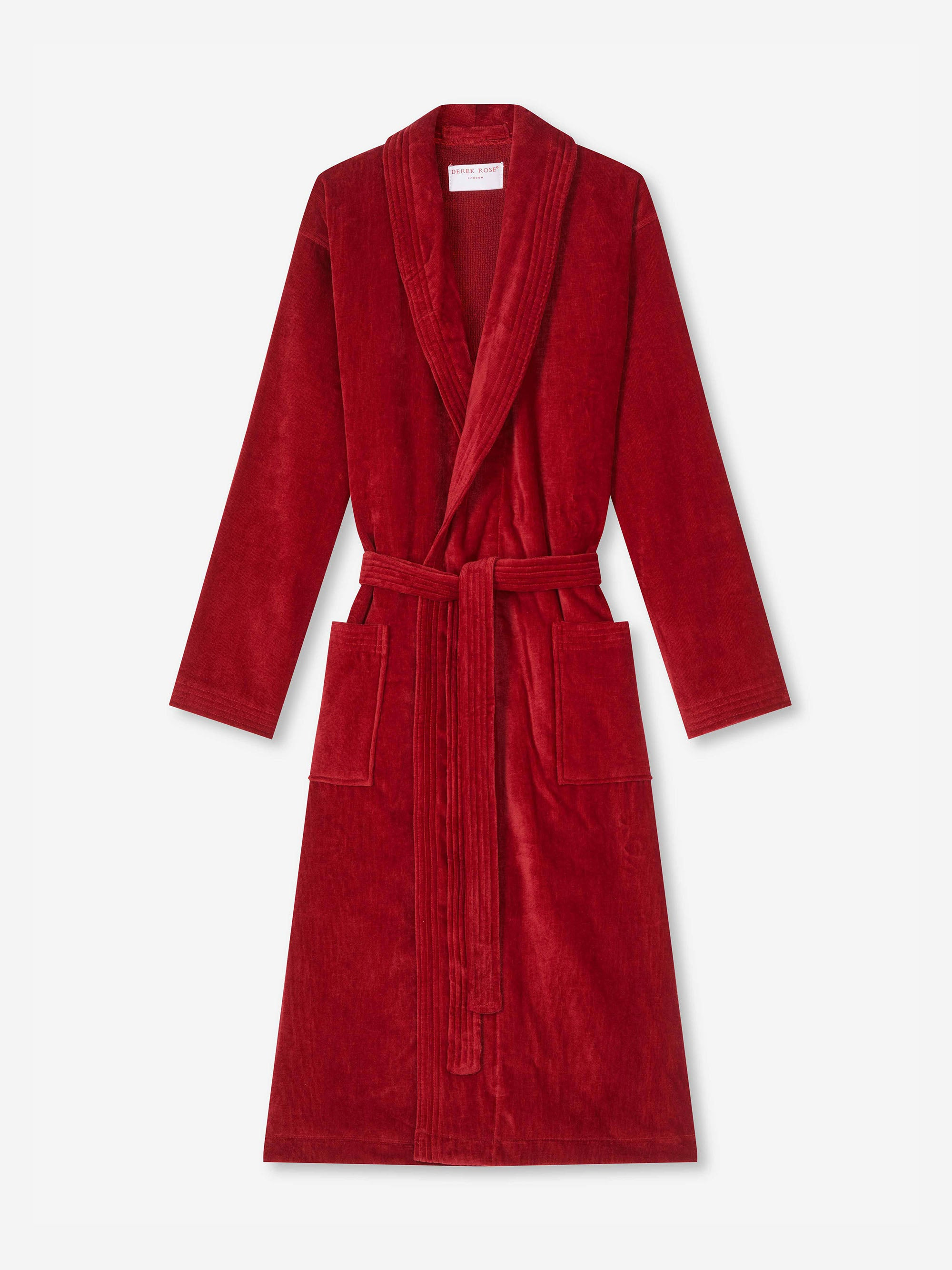 Men's Bathrobe Triton 10 Terry Cotton Wine - 2