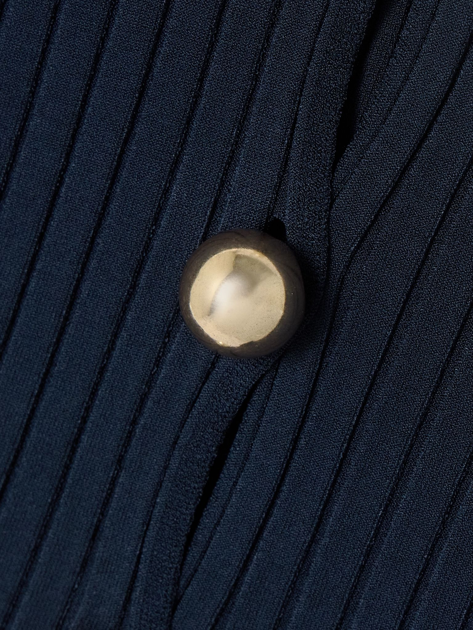 Ribbed-knit cardigan Navy - 4