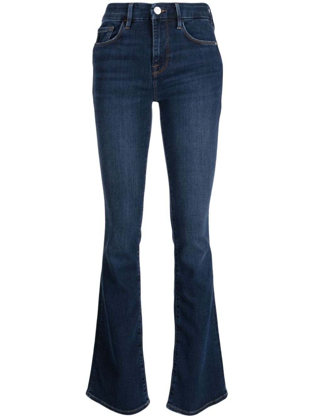 mid-rise flared jeans - 1