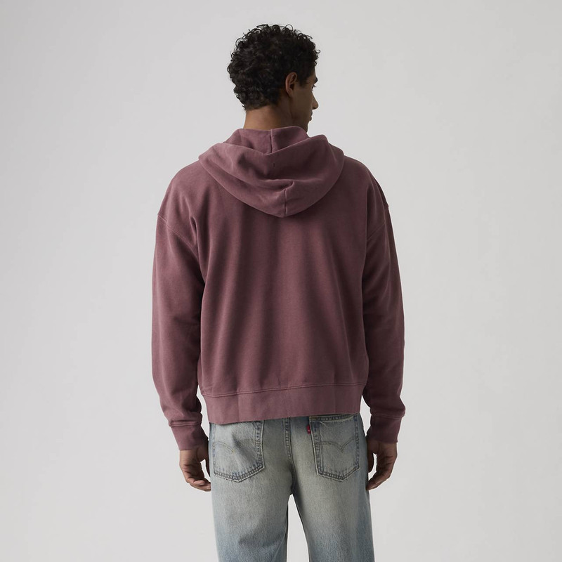 HAYES BOXY GRUNGE WASH FULL-ZIP SWEATSHIRT 4