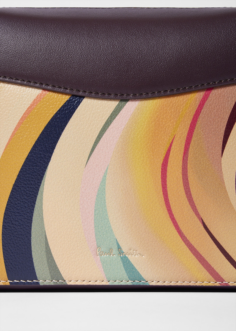 Women's 'Dusky Swirl' Leather Camera Bag 3