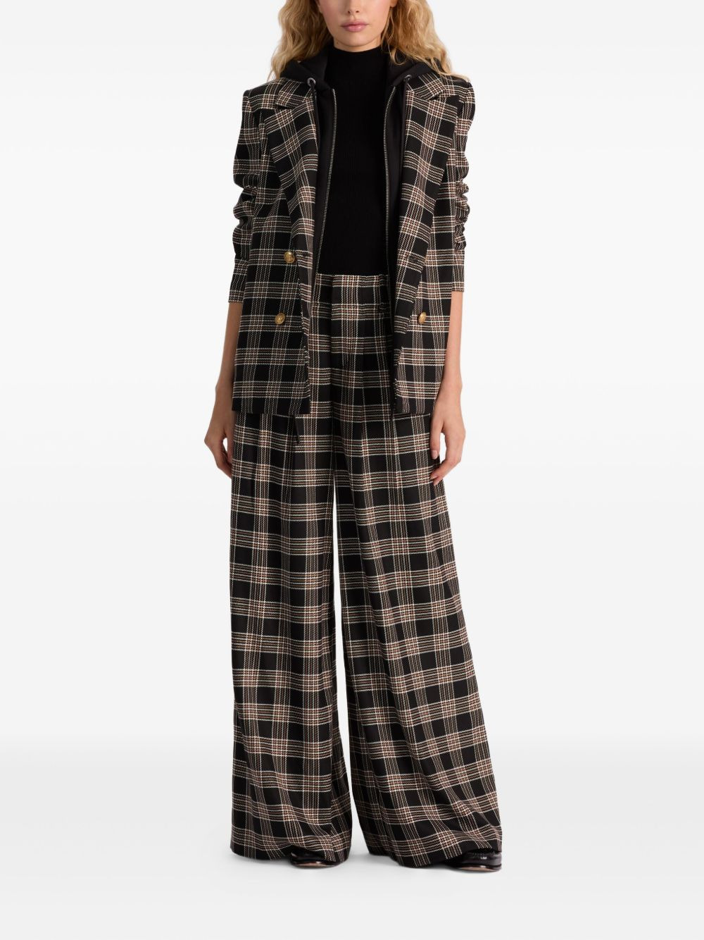 Jordan plaid double-breasted jacket - 2