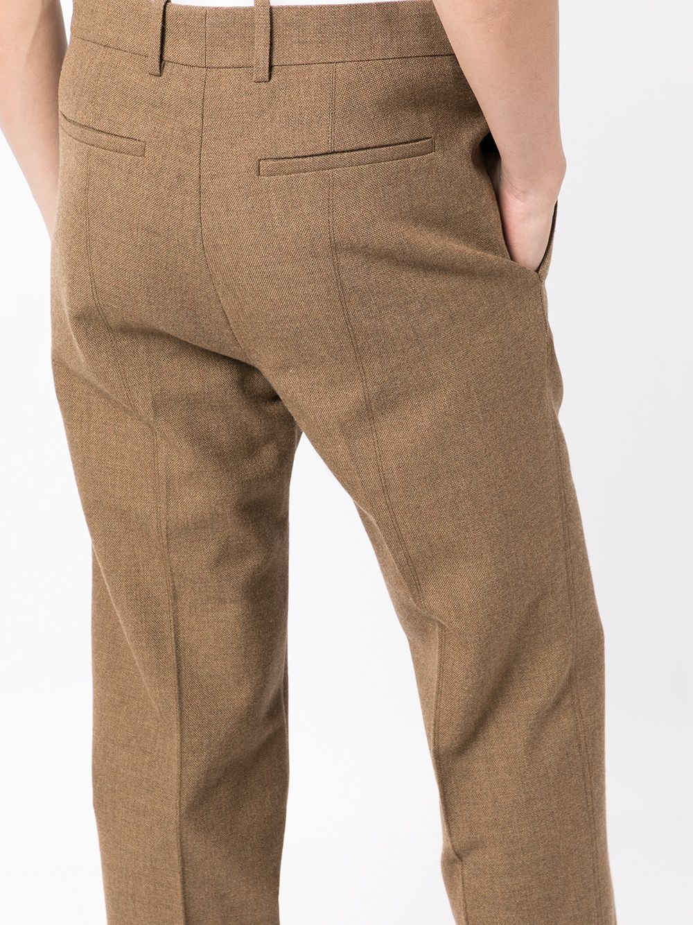 tailored-cut slim-fit trousers - 5